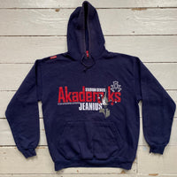 Akademiks Jeanius Vintage Navy Hoodie (Medium)