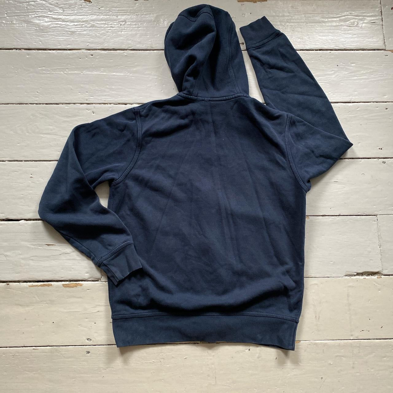 Nike Swoosh Navy Hoodie (Medium)