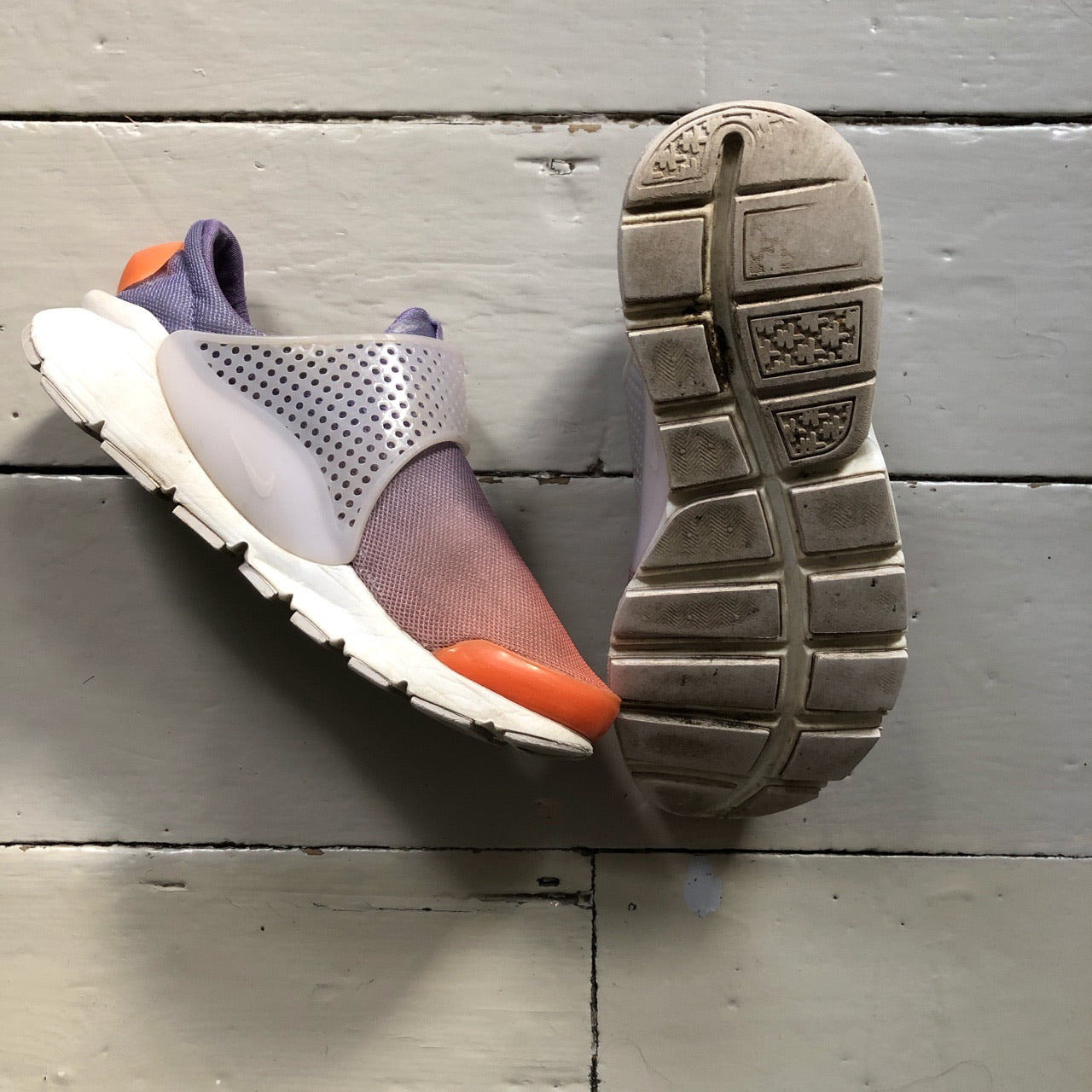 Nike Sock Dart Orange Purple Blend (UK 7)