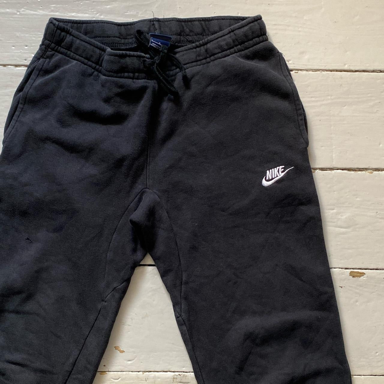 Nike Swoosh Black Joggers (Small)