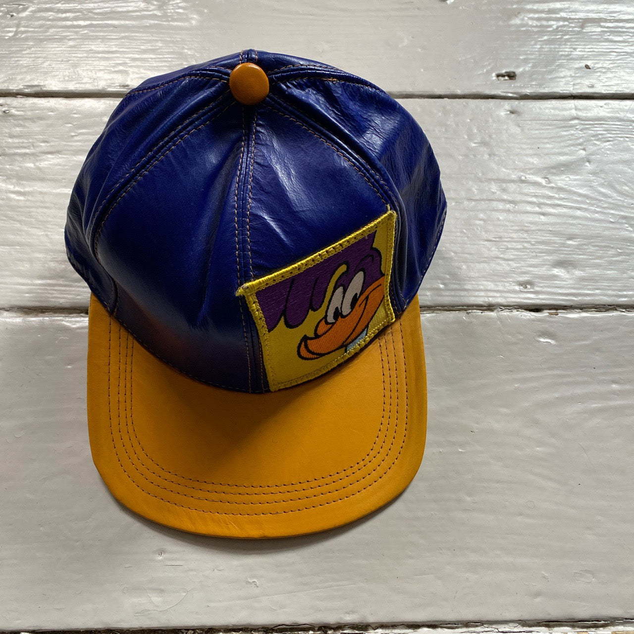 Looney Tunes Vintage Leather Roadrunner Cap