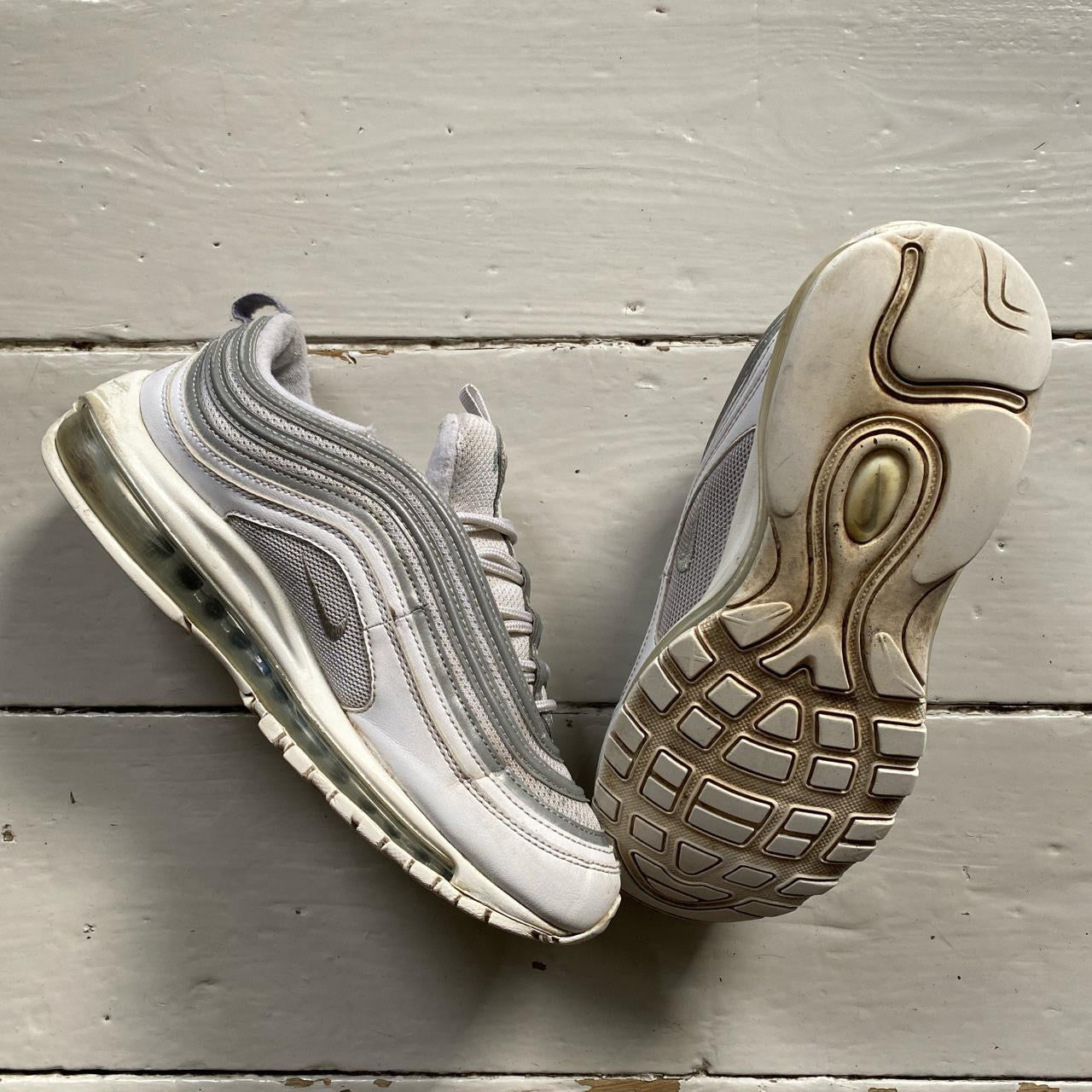 Nike Air Max 97 White and Silver (UK 7)