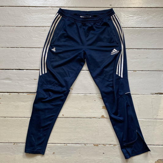 Adidas Navy Joggers (Medium)