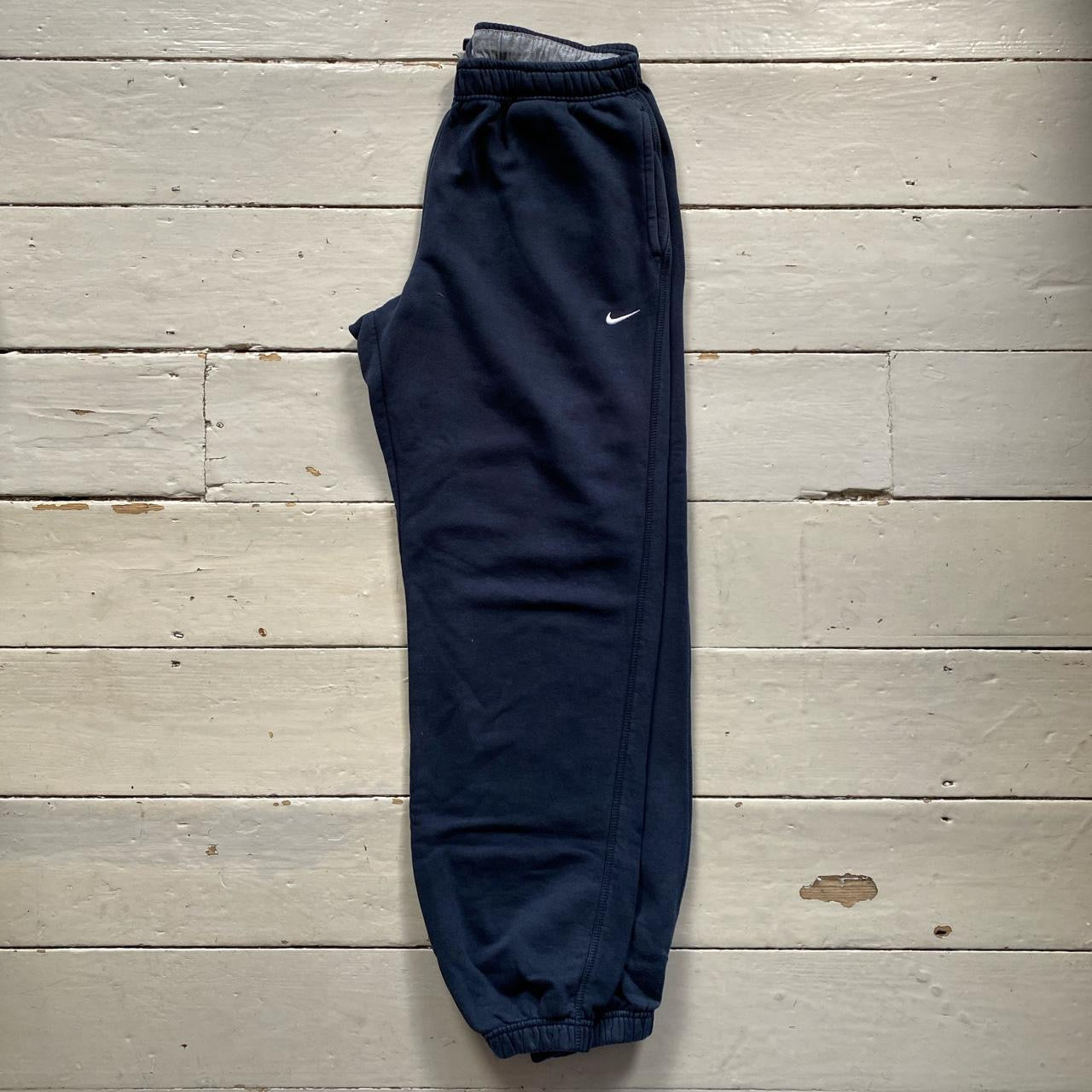Nike Swoosh Navy Joggers (Large)
