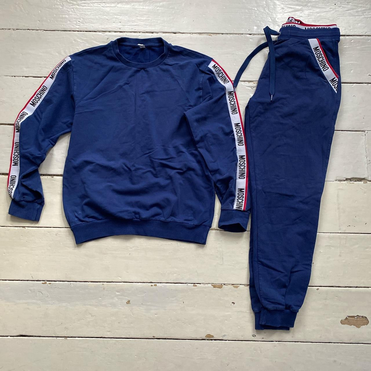 Moschino Navy Full Tracksuit (Small)