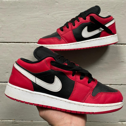 Jordan 1 Low Very Berry Red and Black (UK 6)