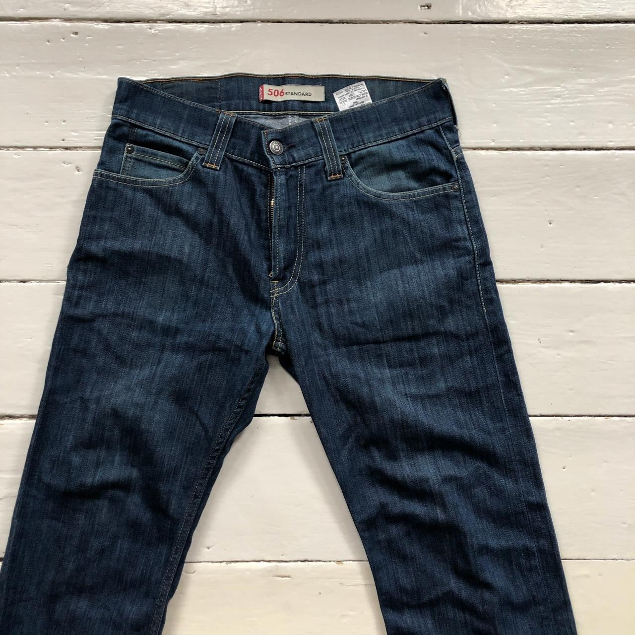 Levis 506 Navy Jeans (30/28)