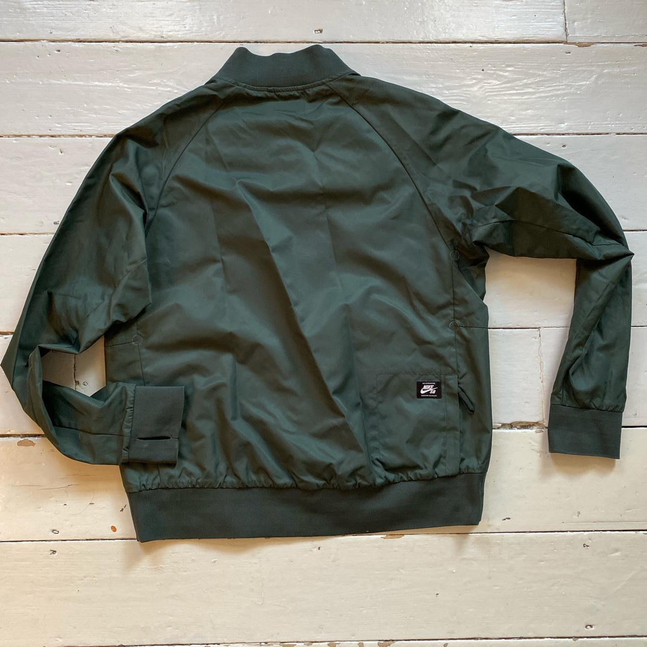 Nike SB Green Bomber Jacket (Large)