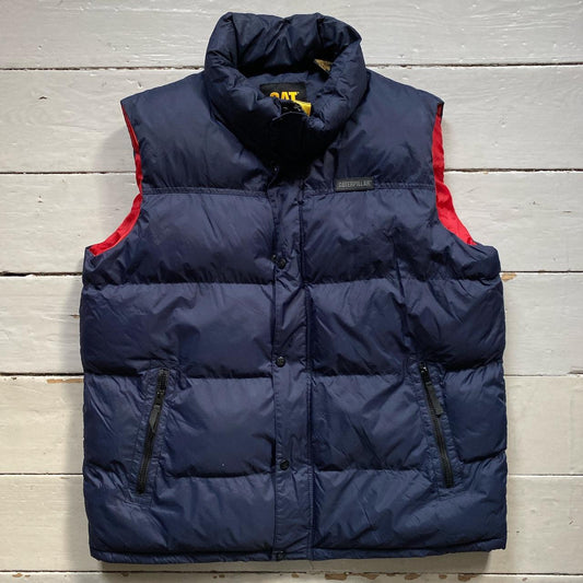 CAT Caterpillar Navy Gilet (XXL)