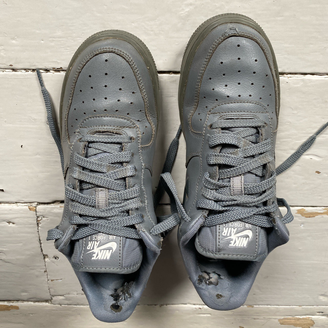 Nike Air Force 1 Grey Jewel (UK 6)