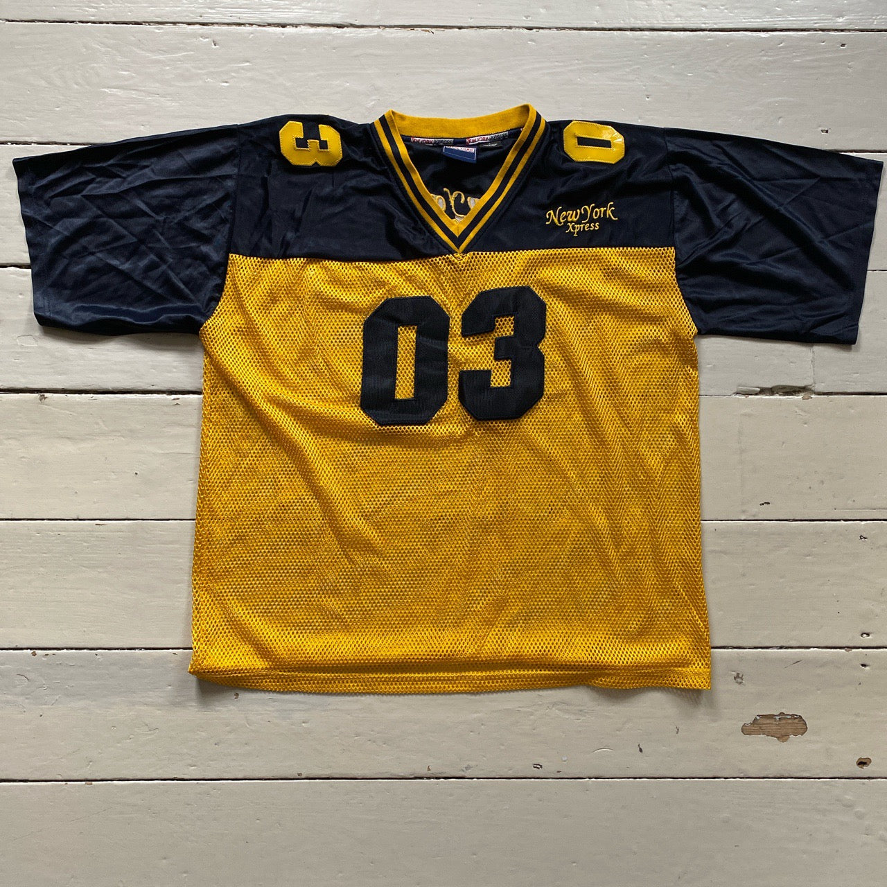 New York Express Indoor Football Vintage Jersey (Large)