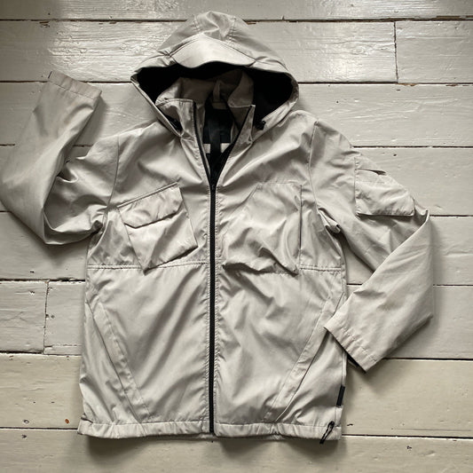 Bellfield Cream Windbreaker Jacket (Large)