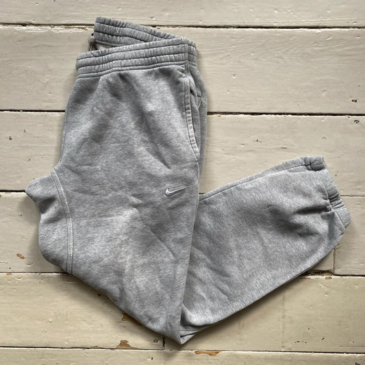 Nike Grey Swoosh Joggers (Large)