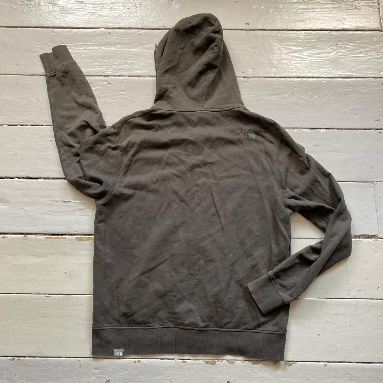 The North Face Olive Green Hoodie (Medium)