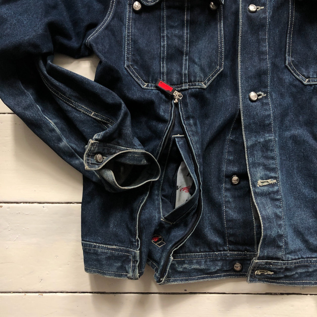 Johnny Blaze Vintage Denim Jacket (XL)