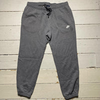Nike Swoosh Joggers Grey and White (XL)