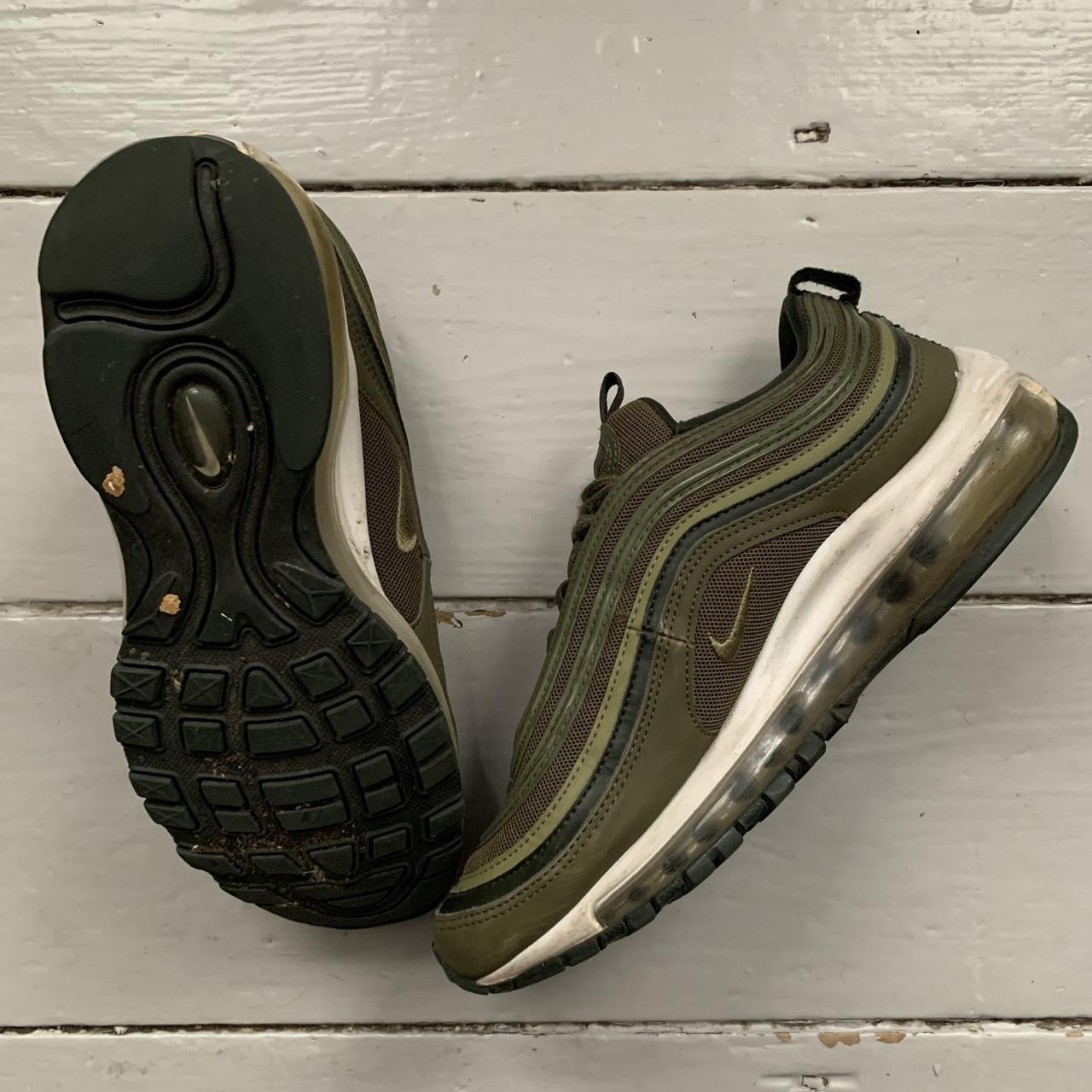 Nike Air Max 97 Khaki Green (UK 5.5)