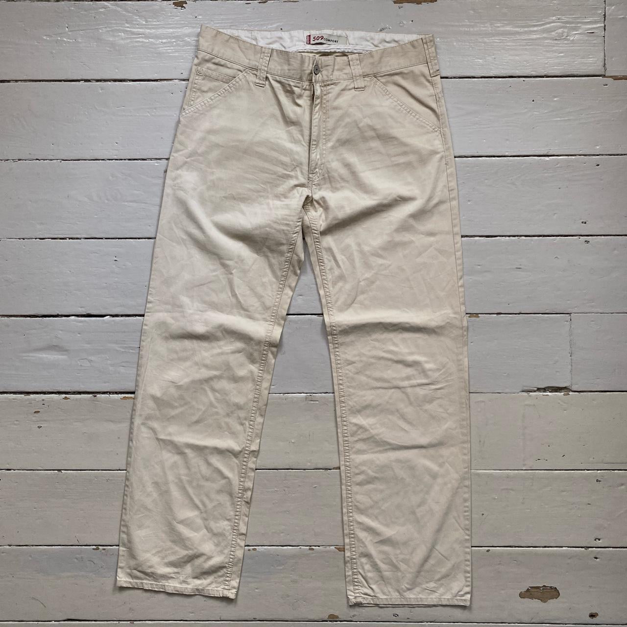 Levis 509 Comfort Cream Jeans (36/34)