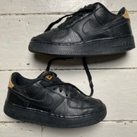 Nike Air Force 1 Black and Beige (UK 5.5)