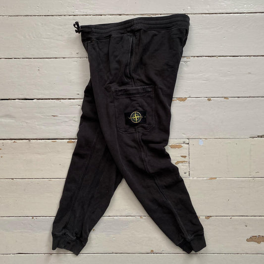 Stone Island Charcoal Cargo Joggers (Large)