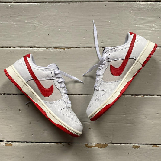 Nike Dunk By You Red and White (UK 8.5)