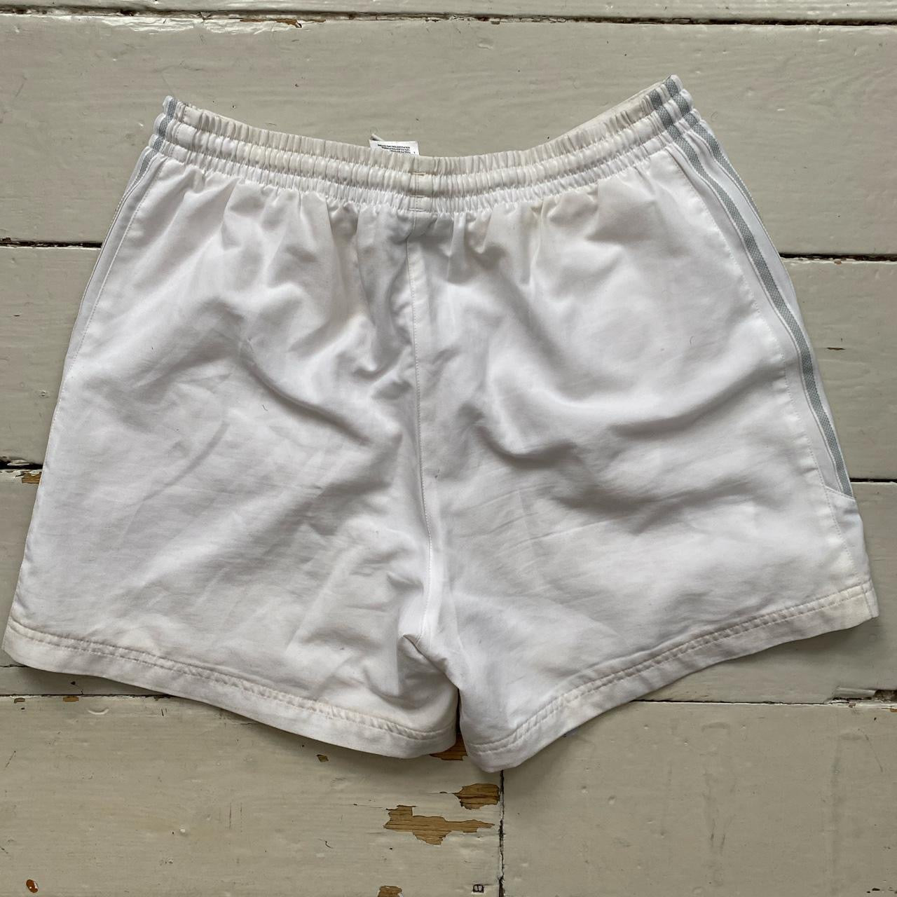 Adidas White Shell Shorts (UK 14)