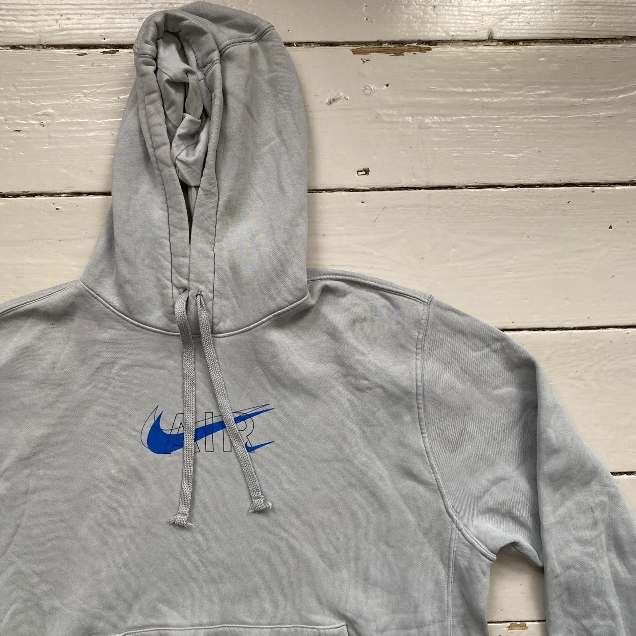 Nike Swoosh Grey Hoodie (Medium)