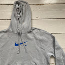 Nike Swoosh Grey Hoodie (Medium)
