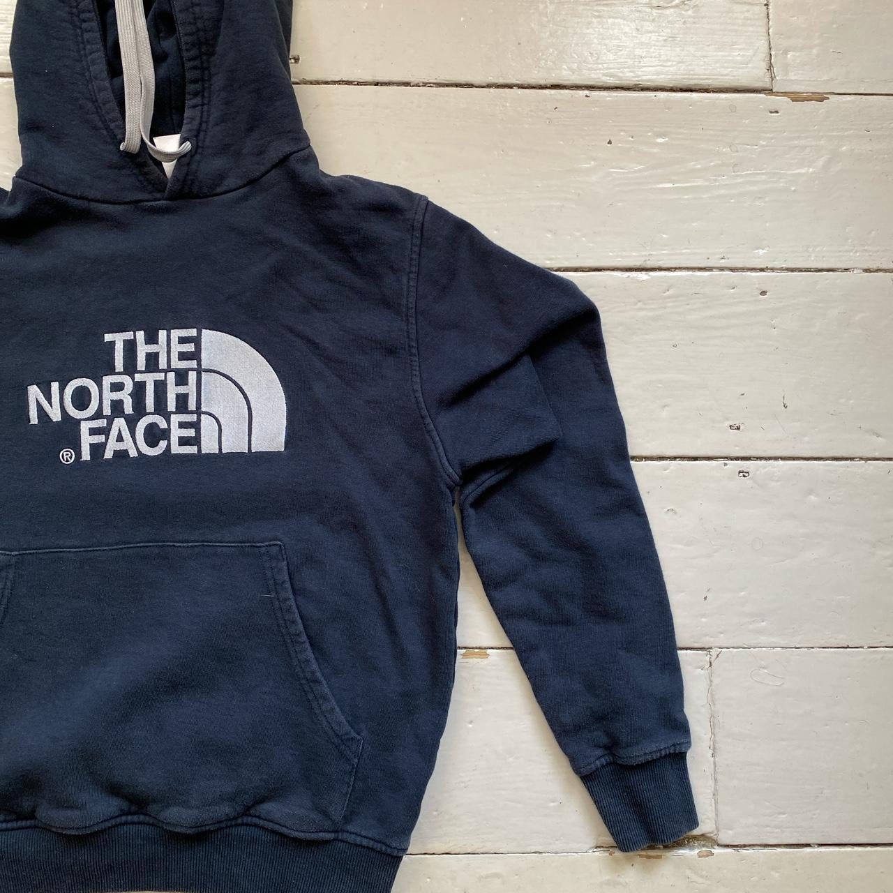 The North Face Navy Hoodie (Small)