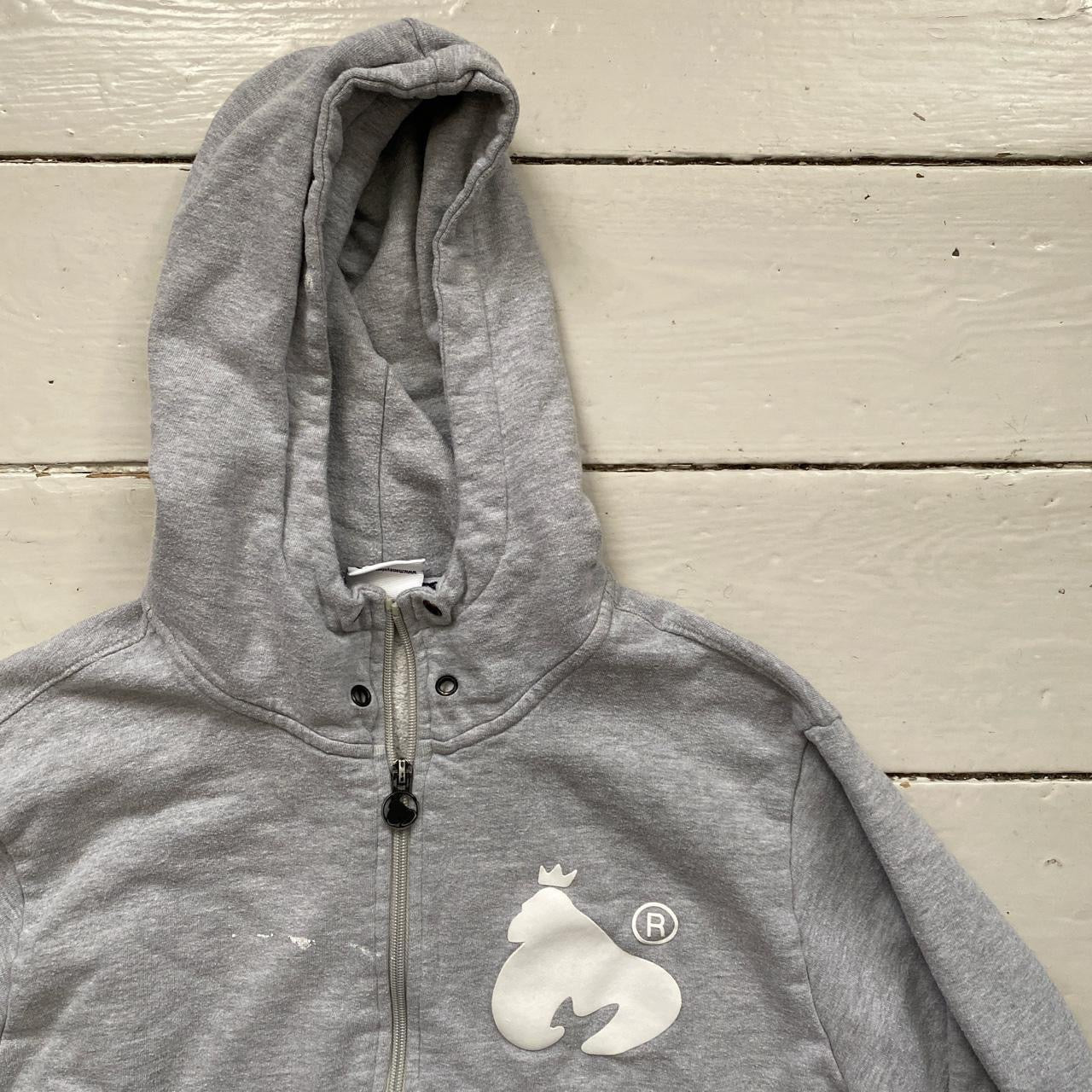 Money Clothing Grey Hoodie (fits Large)