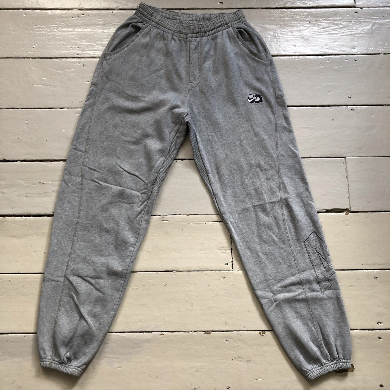Nike Air Vintage Grey Joggers (Large)