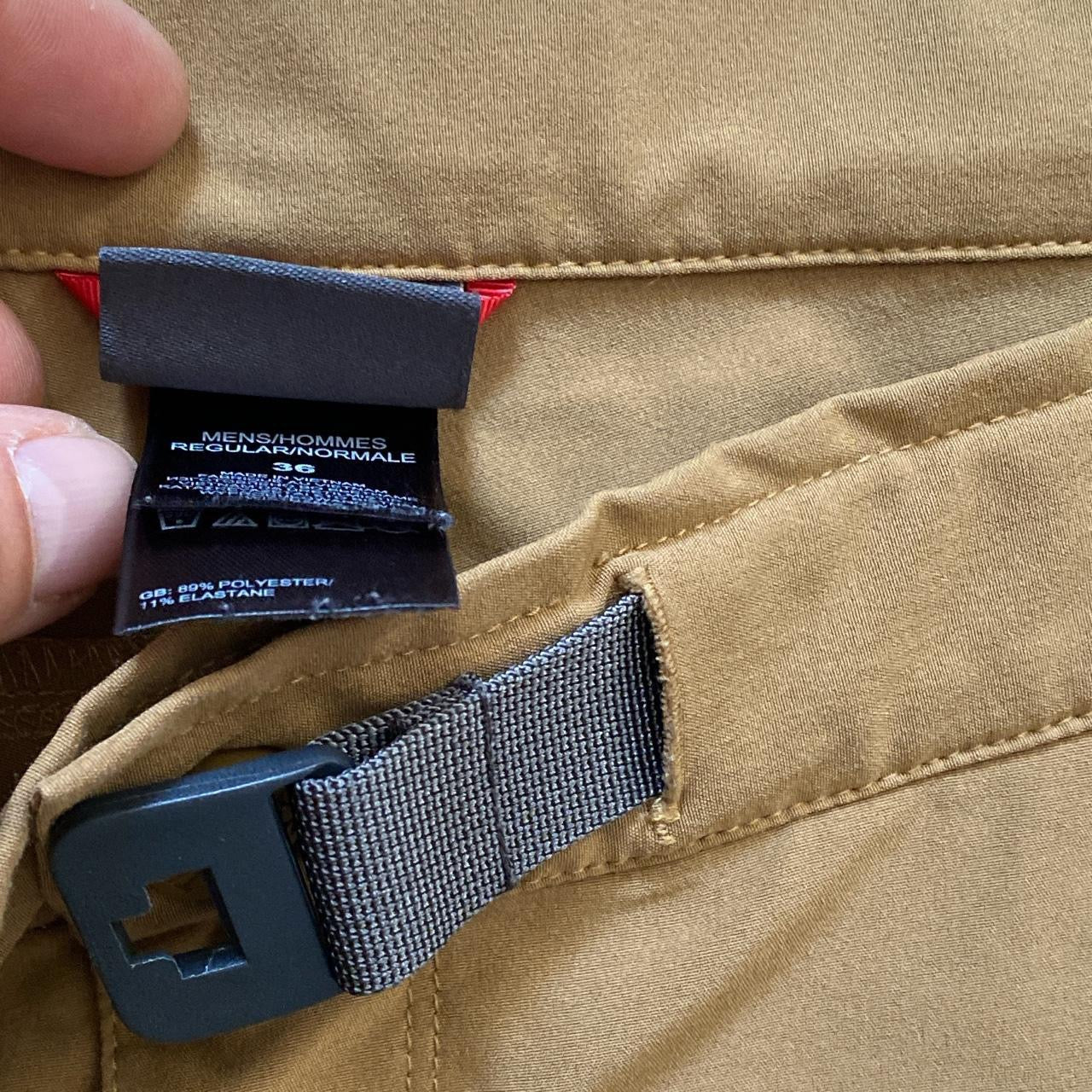 The North Face Khaki Brown Cargo Shorts (36W)