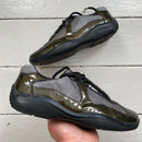 Prada Vintage Americas Cup Green Patent Shoes (UK 5)