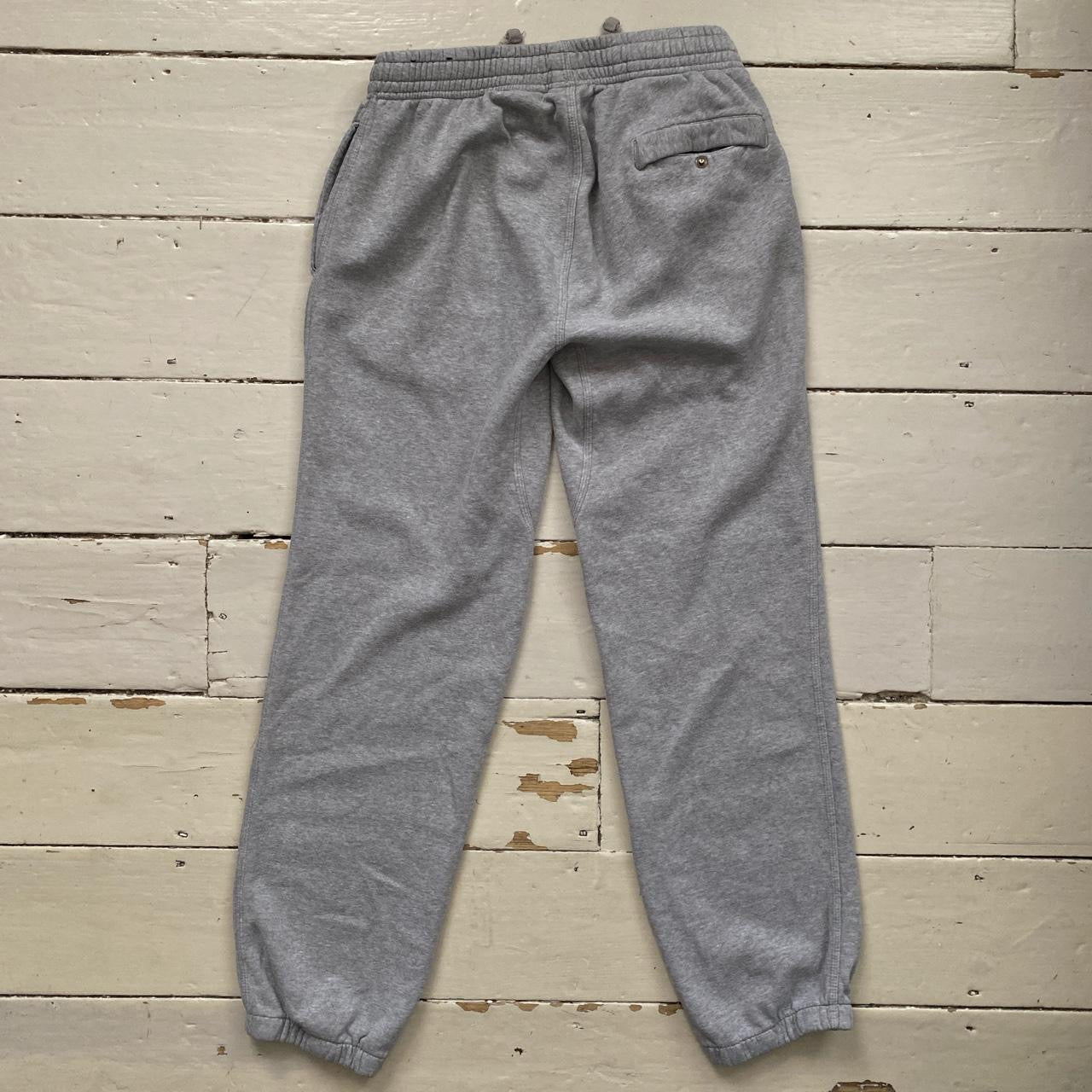 Nike Swoosh Grey Joggers (Small)