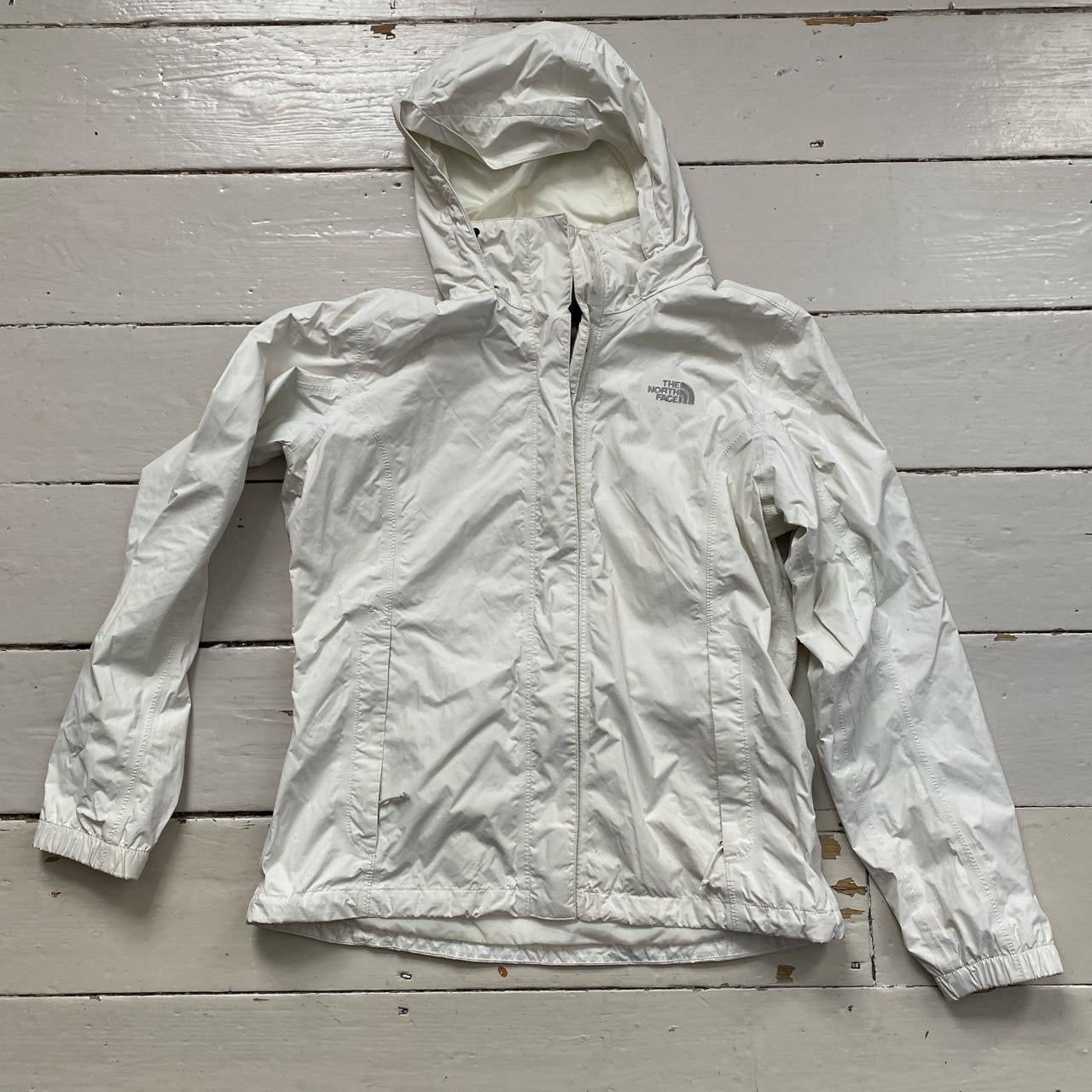 The North Face White Jacket Womens (Large)