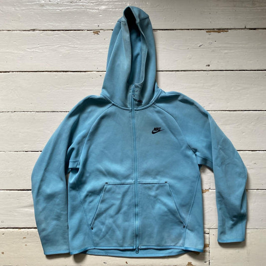 Nike Tech Fleece Baby Blue Hoodie (Medium)