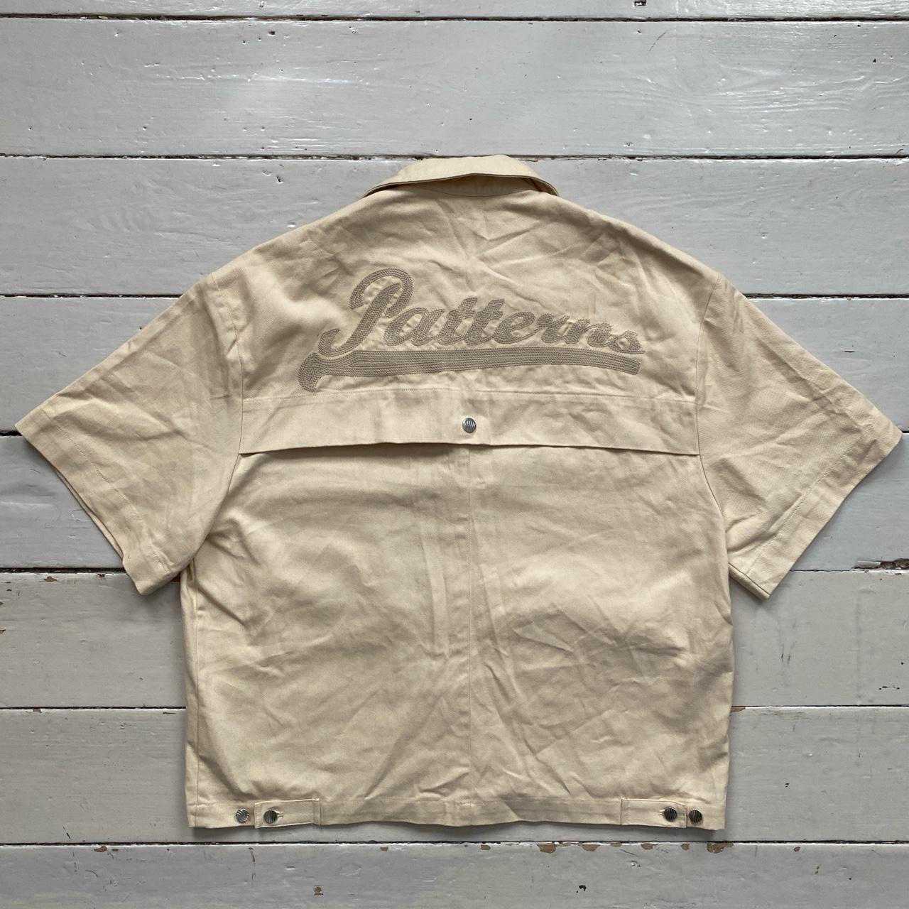 PTTRNS Patterns Beige Denim Jacket (XL)