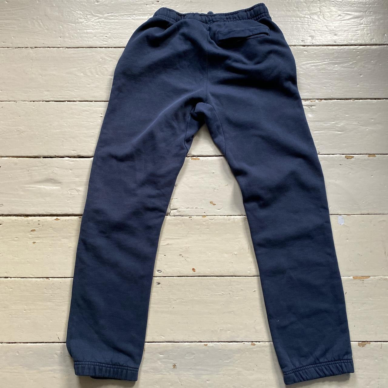 Nike Club Stitch Navy Joggers (Medium)