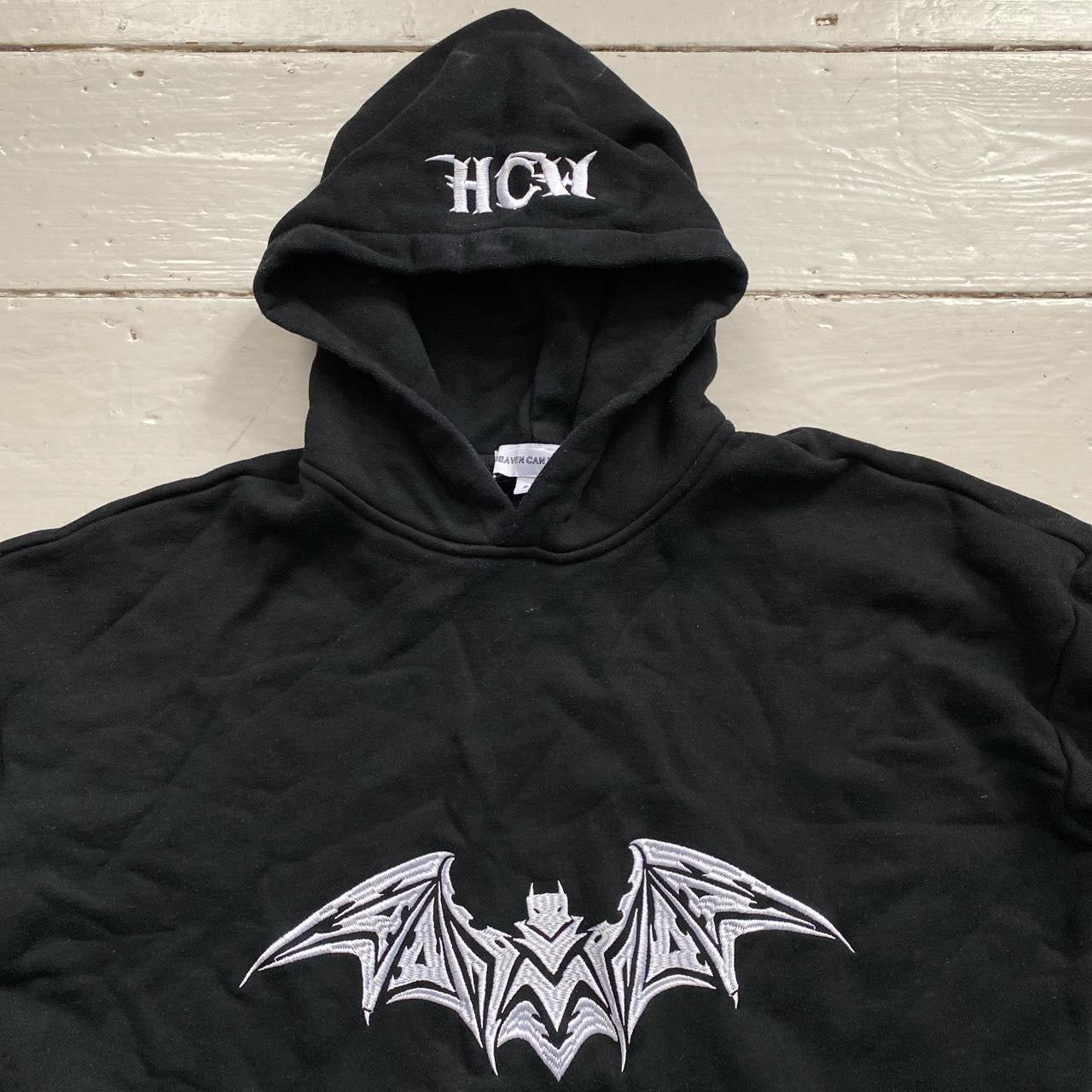 Heaven Can Wait Batwing Cropped Hoodie (Small)