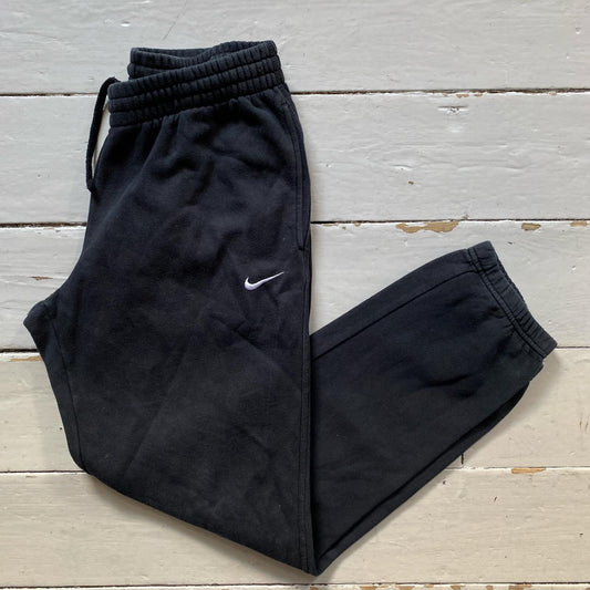 Nike Swoosh Black Joggers (Large)