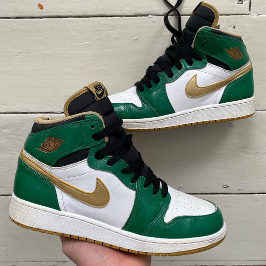 Nike Jordan 1 Celtics Vintage 2012 (UK 5.5)