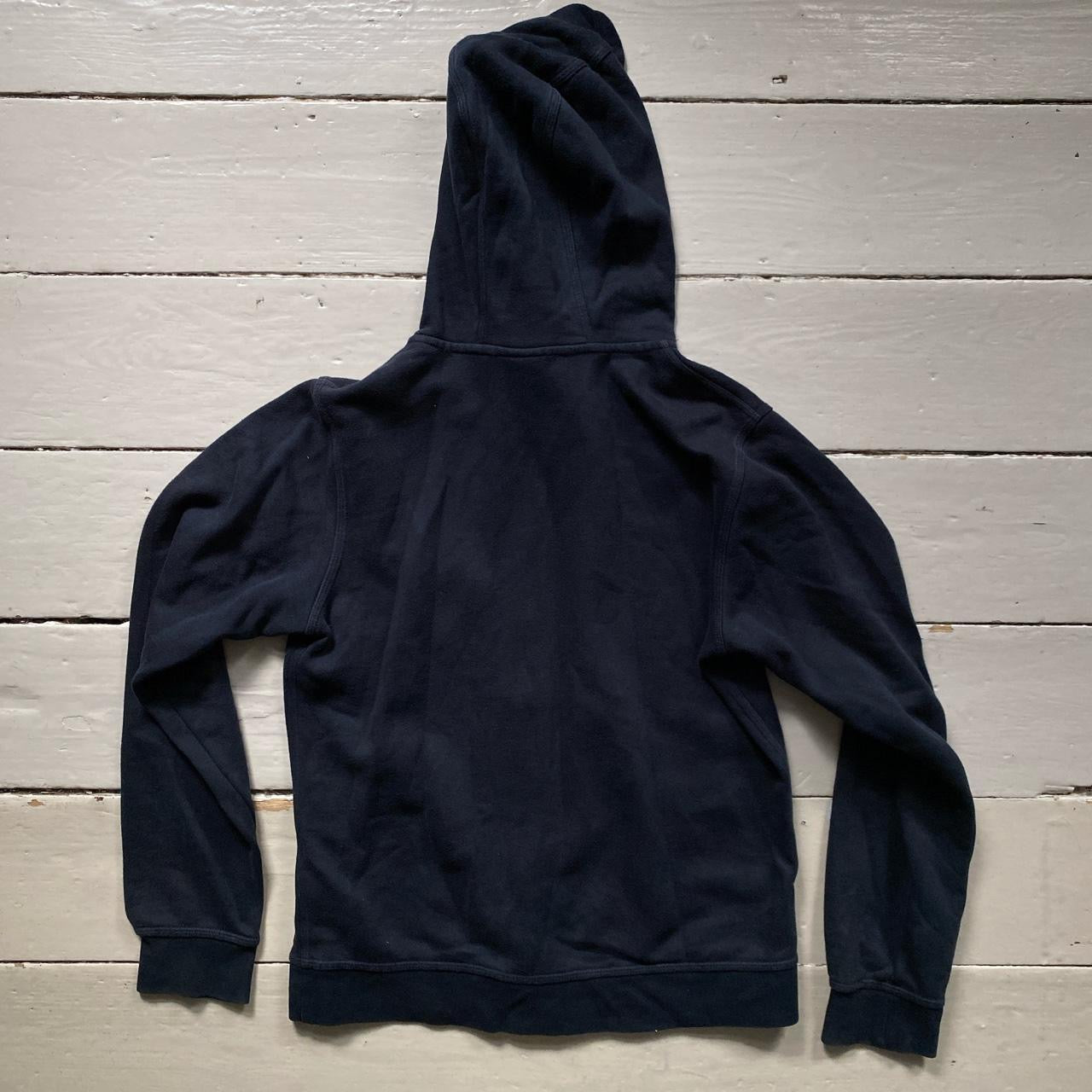 Nike Swoosh Navy Hoodie (Small)