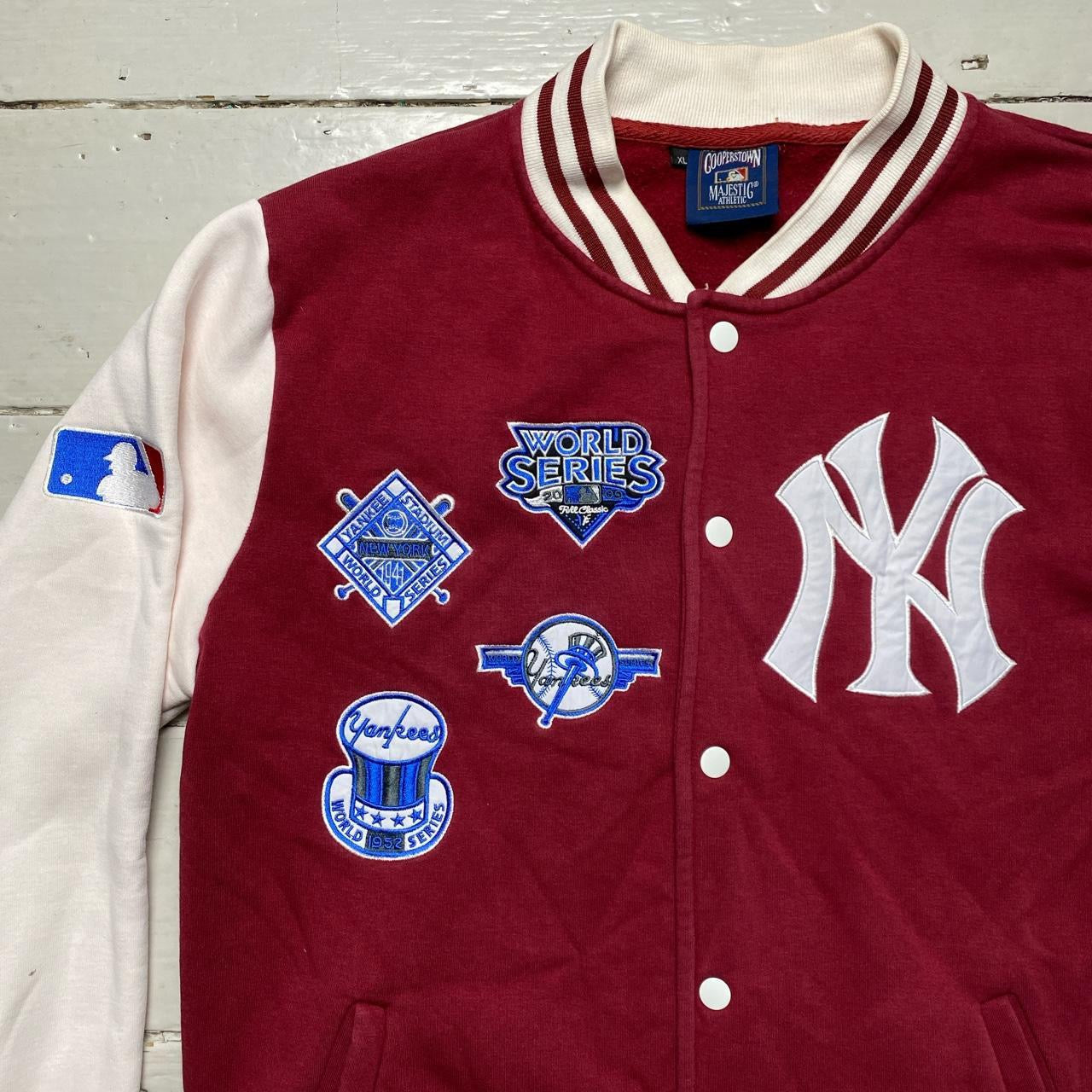 New York Yankees Vintage Baseball Jacket (XL)