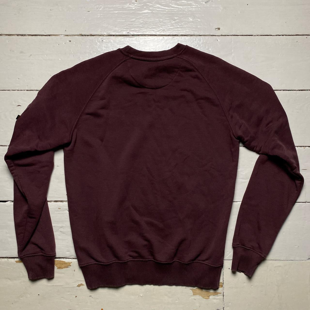 Alpha Industries Jumper Burgundy (Small)