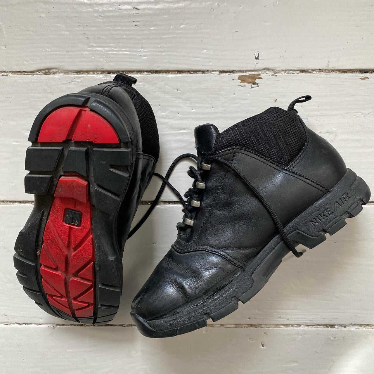 Nike Leather Black Boot (UK 8)