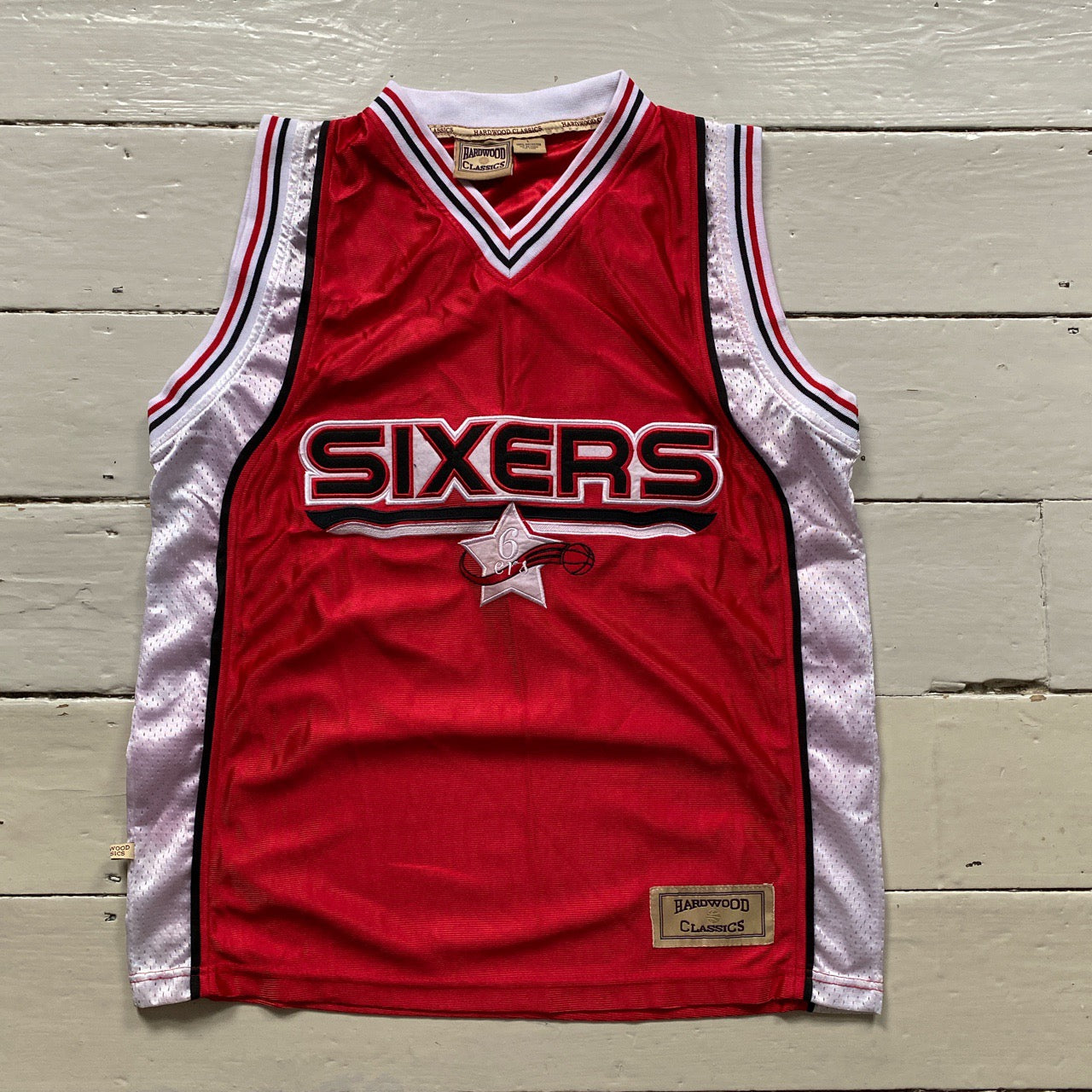 Sixers Vintage Harwood Classics Basketball Jersey (Large)