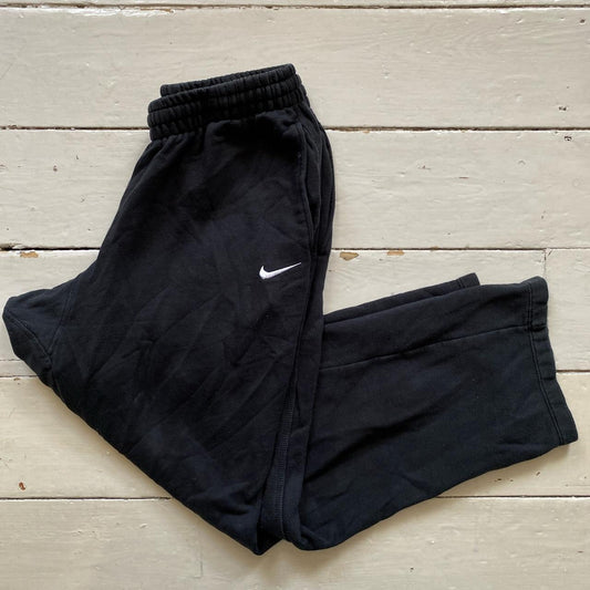 Nike Black and White Joggers (Medium)