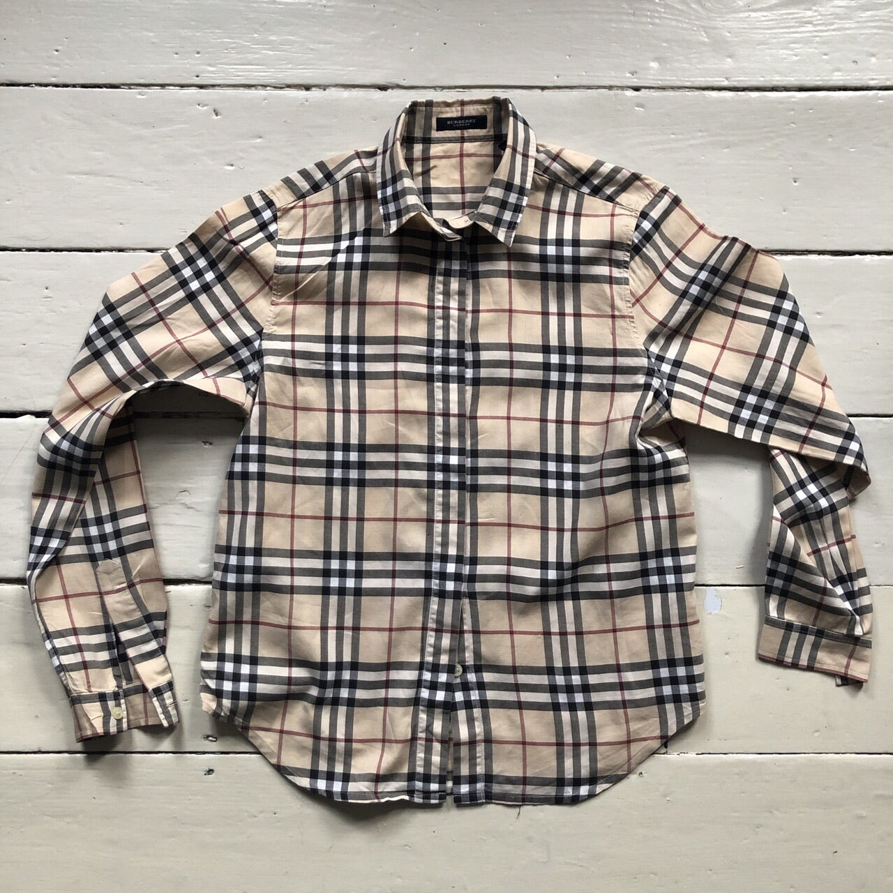 Burberry London Nova Check Shirt UK 10 Wear Garson