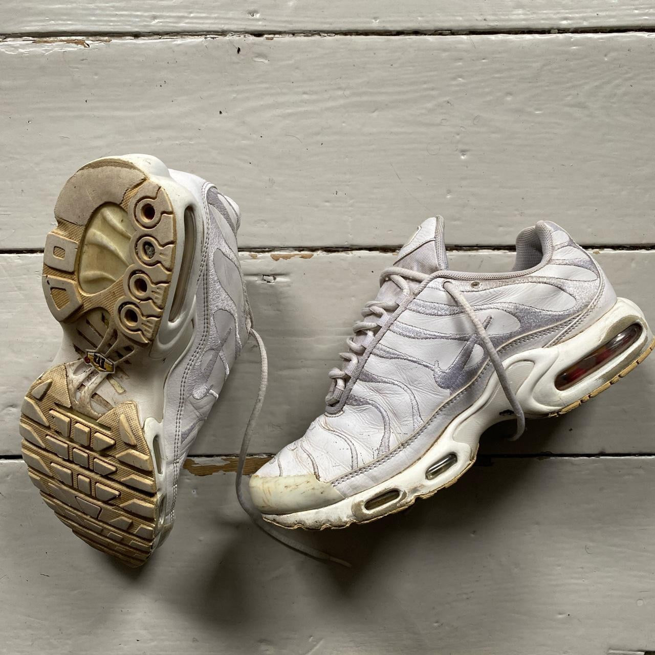 Nike TN Air Max Plus Leather White (UK 8)