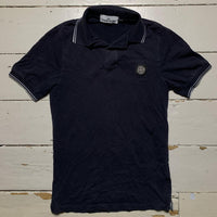 Stone Island Navy Polo (Small)